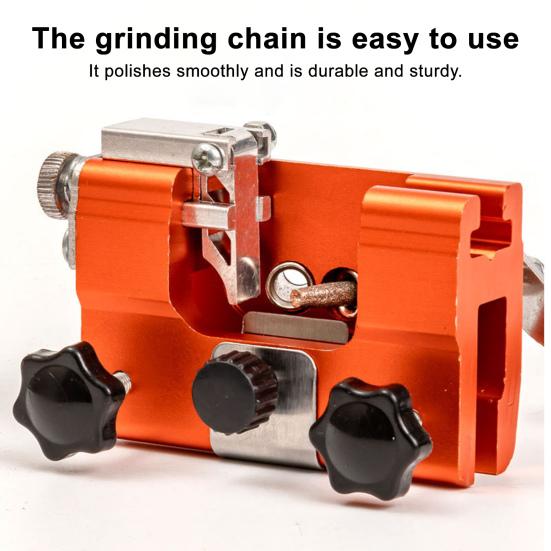 Заточный станок для цепей бензопил Универсальная заточка для бензопил Быстрая заточка для бензопил с направляющей для угла Сменные шлифовальные штифты для всех бензопил