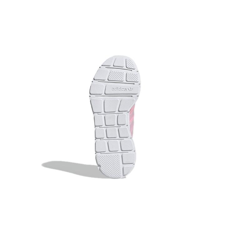 adidas Оригинальные Swift Run J Дышащие Низкие Детские Беговые Кроссовки Розовый Белый Подростки EF5951