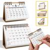 Portable Mini Calendar Coil Daily Planner Cartoon 2026 Desk Calendar  Gifts