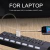 Compact USB 2.0 Adapter Hub with 7 Ports Universal Widely Compatible LED High-speed Power ON/OFF USB Splitter Dock