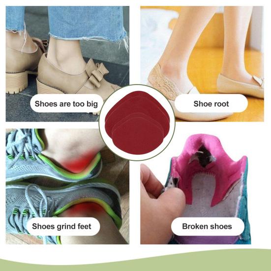 2 пары заплат для ремонта каблуков, самоклеящиеся мягкие внутри кроссовки для ремонта отверстий, обезболивающие вставки на высоких каблуках, подушечки, комплект защитных приспособлений