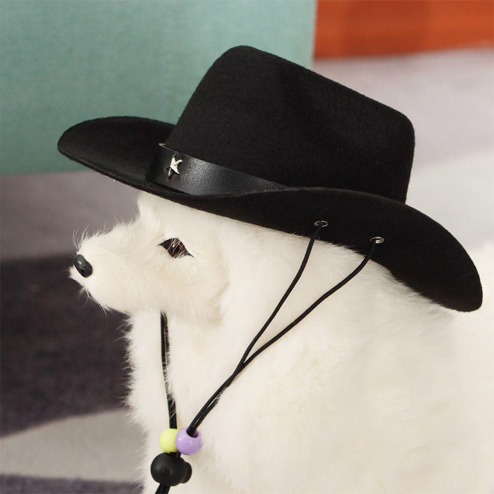 Outdoor Adjustable Pet Accessories Pet Dog Hat Dogs Cat Caps Dogs Cats Headwear Cowboy Hats