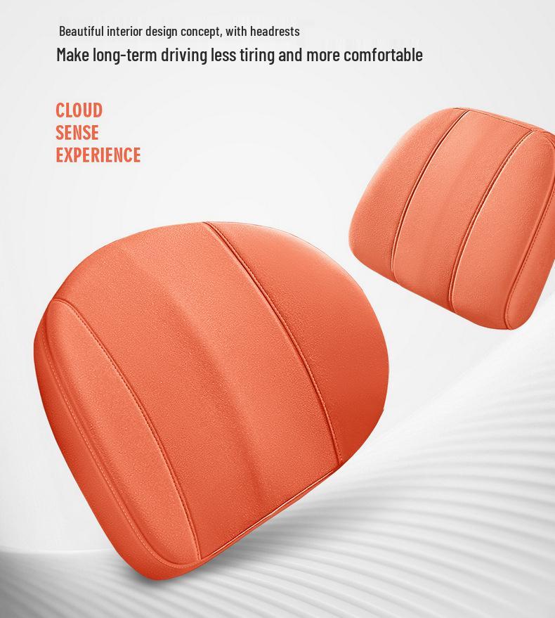 All-Season Suede Seat Cushions for Geely Galaxy E5 - Semi-Enclosed Design