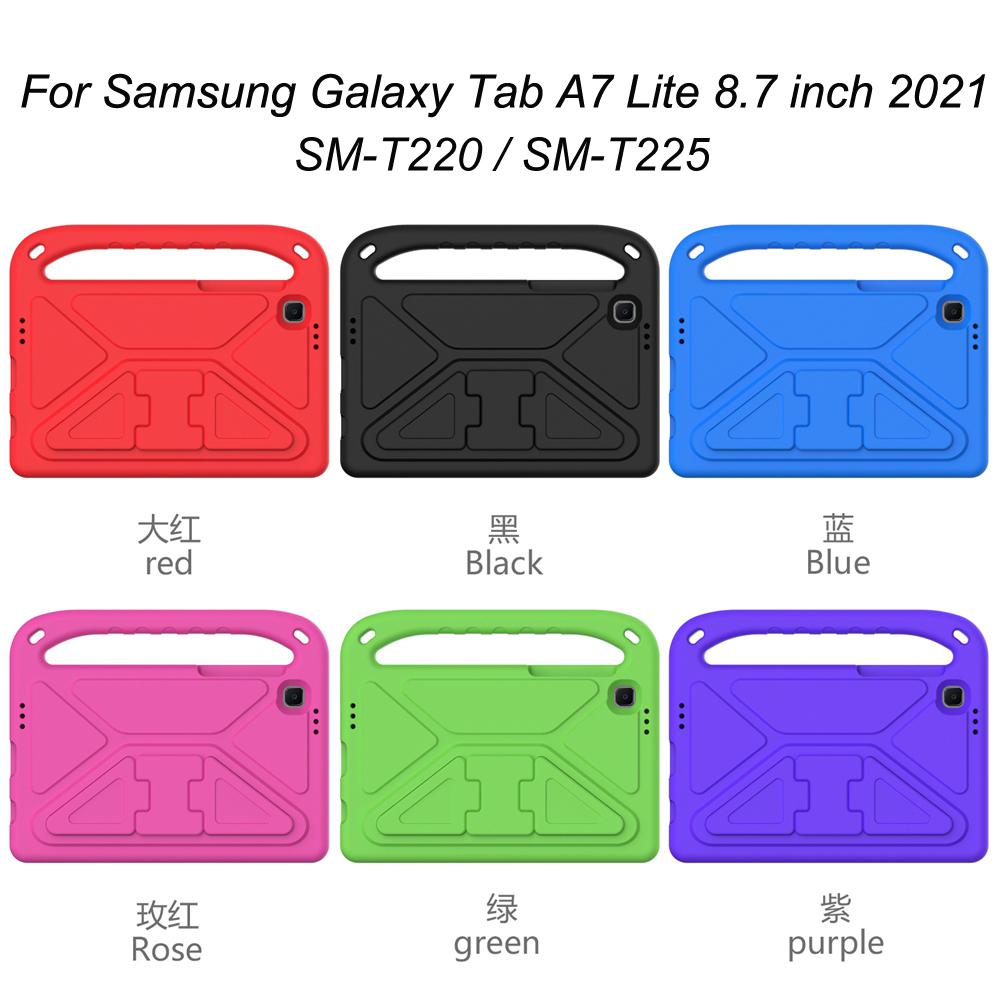 Чехол для Samsung Galaxy Tab A7 Lite 8.7 2021 SM-T220 SM-T225 EVA портативный противоударный детский чехол-подставка с ручкой