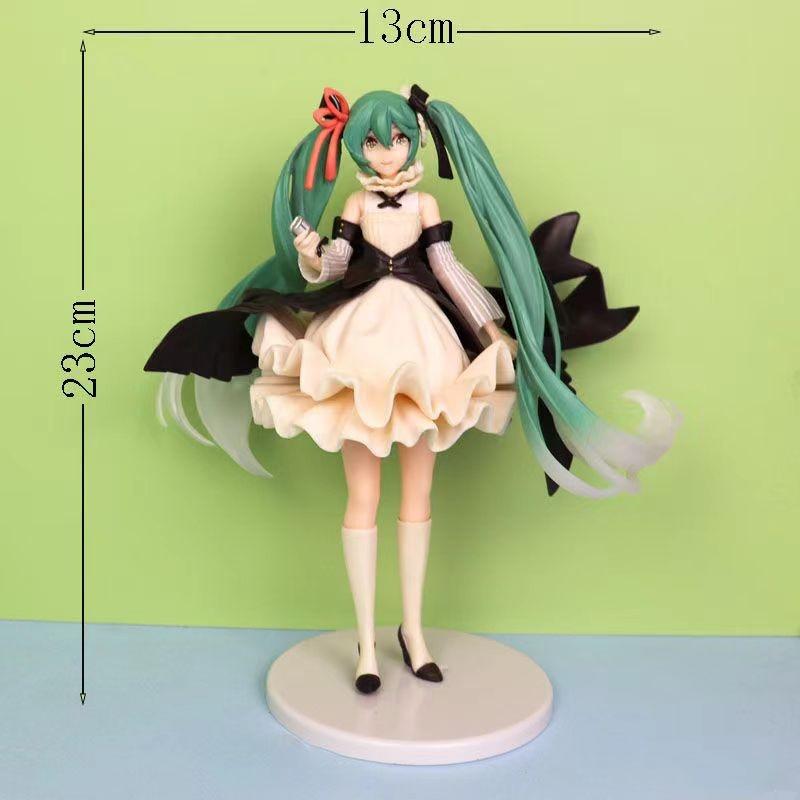 Фигурки Kawaii Купальник Vocaloid ПВХ Коллекционная модель Игрушки Подарок Девочке