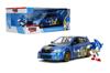 Sonic the Hedgehog 2012 Subaru Impreza WRX STI Diecast Car Sonic Figure Toys для детей и взрослых 124 &