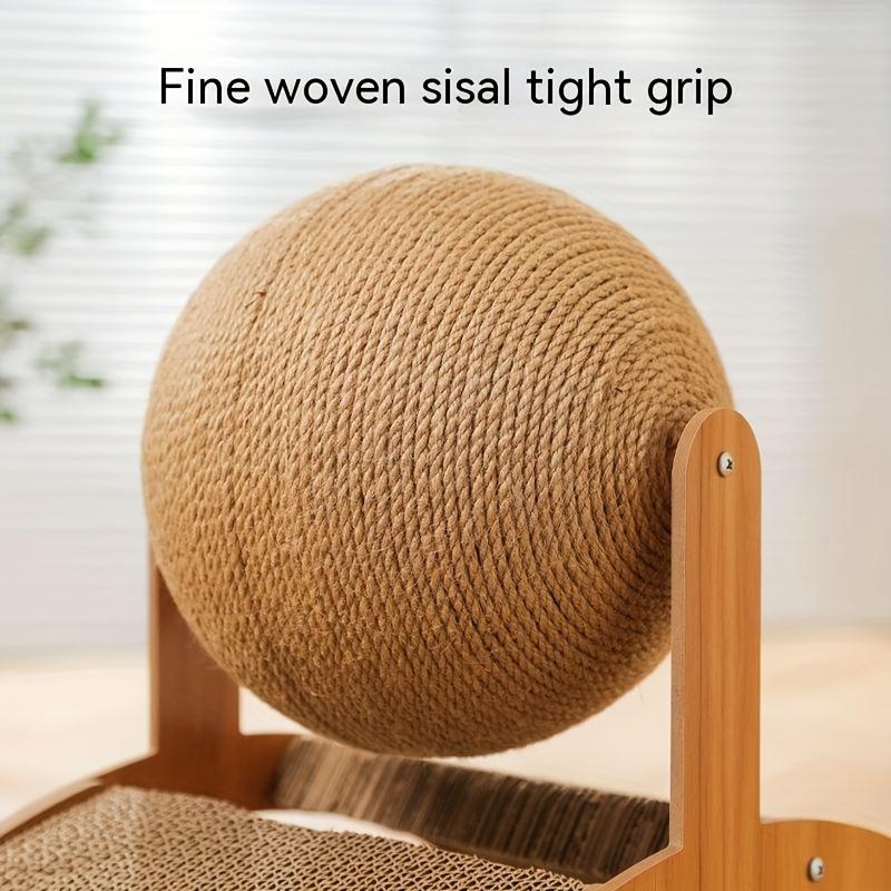 Вращайся и царапай веселье: Вертикальная кошачья когтеточка с дизайном колеса обозрения — прочная, удобная в использовании гигантская шлифовальная машина для кошачьих когтей для бесконечных развлечений!