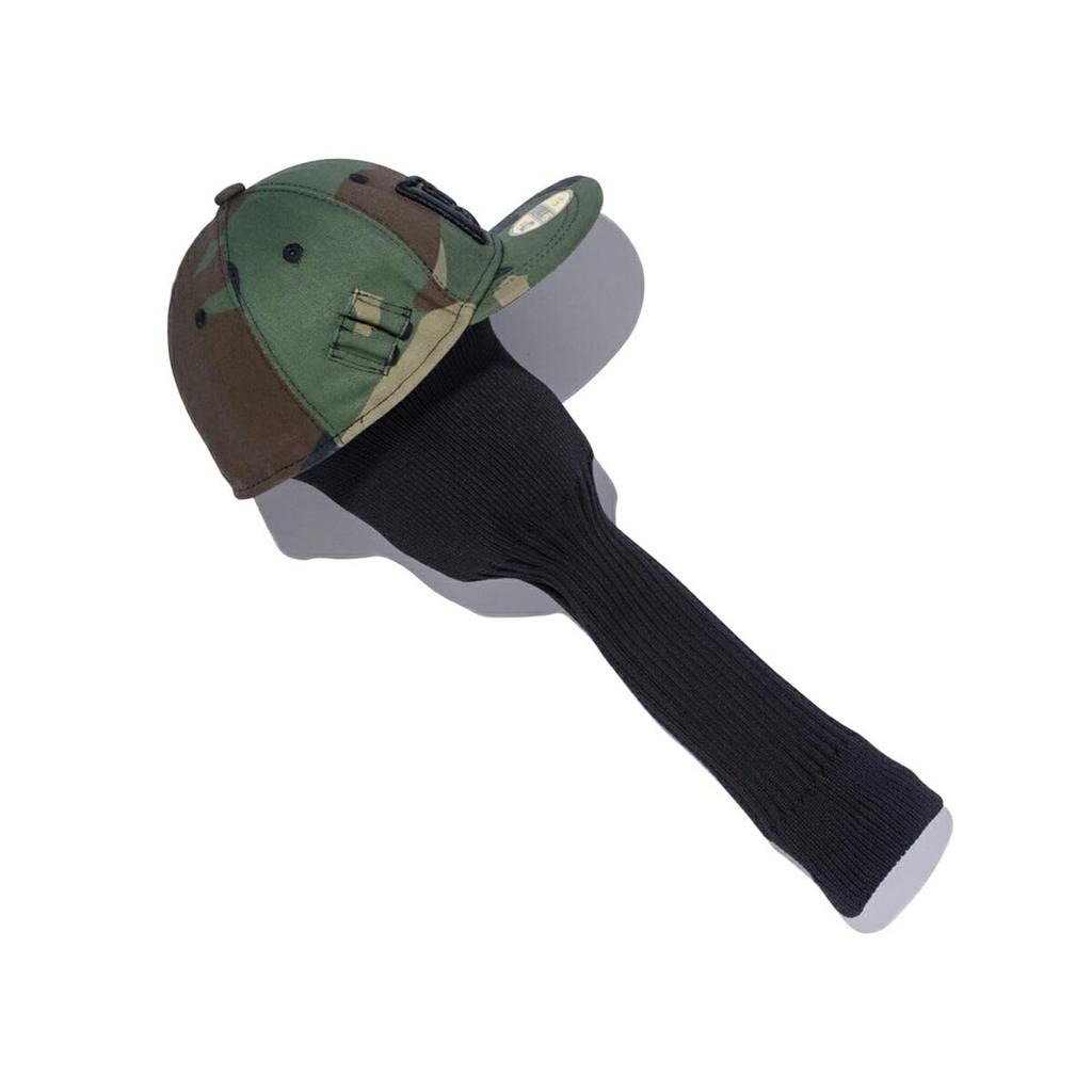Golf Driver Head Cover Woodland Camo ONE SIZE GOLF HEAD COVER FL WCAMO BLK 25J [New Era]