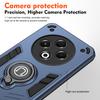 KEYSION Противоударный защитный чехол для Tecno Spark 30 4G Мягкий силиконовый чехол + защитное кольцо для камеры ПК Подставка для телефона Чехол для Tecno Spark 30