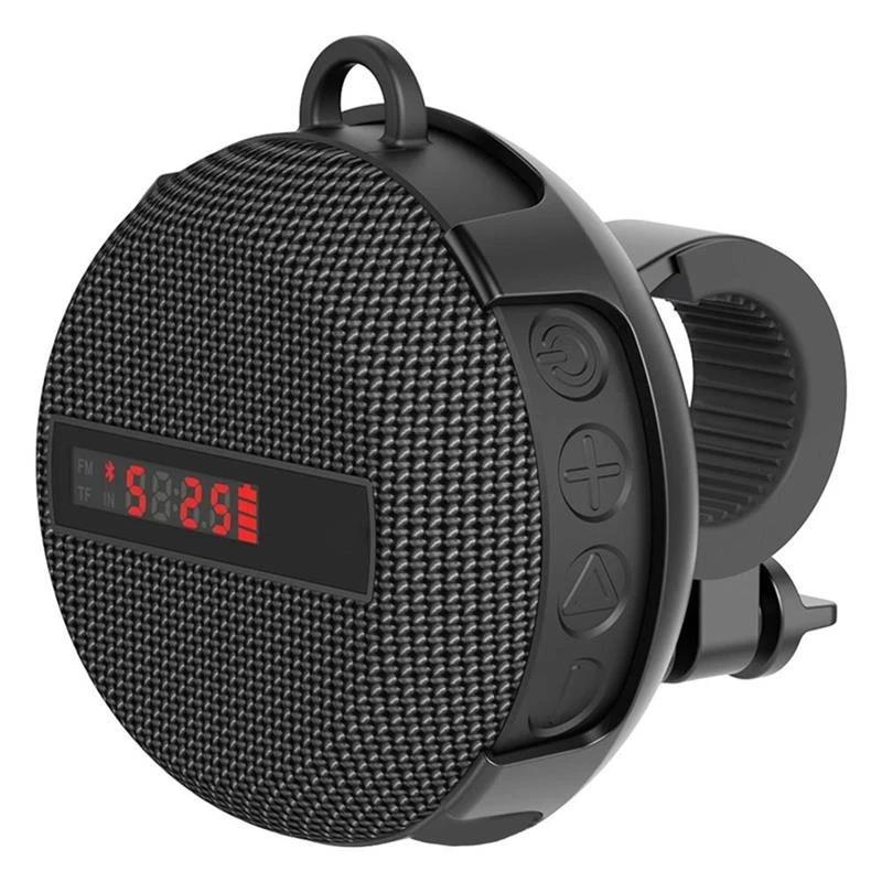 1 шт. Портативный Bluetooth-динамик для мотоцикла, беспроводной велосипедный динамик с громким звуком, Bluetooth 5.0, IP65, водонепроницаемый, наружный,