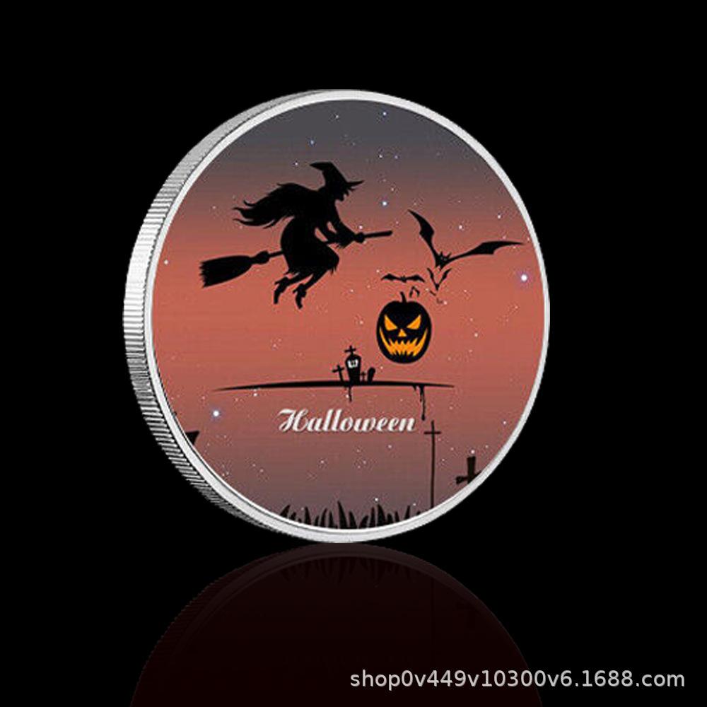 Holiday gift box, Halloween challenge coin, metal commemorative medal, commemorative coin, medal