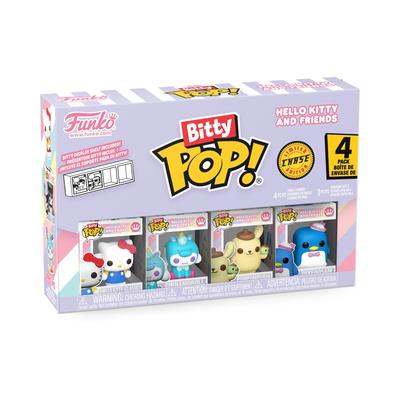 Funko Hello Kitty и Сюрприз Минифигурки-Мистери Hello Kitty Коллекция Включает Штабелируемую Полку-Витрину Pop! Маленький Sanrio (классический), Синаморолл,