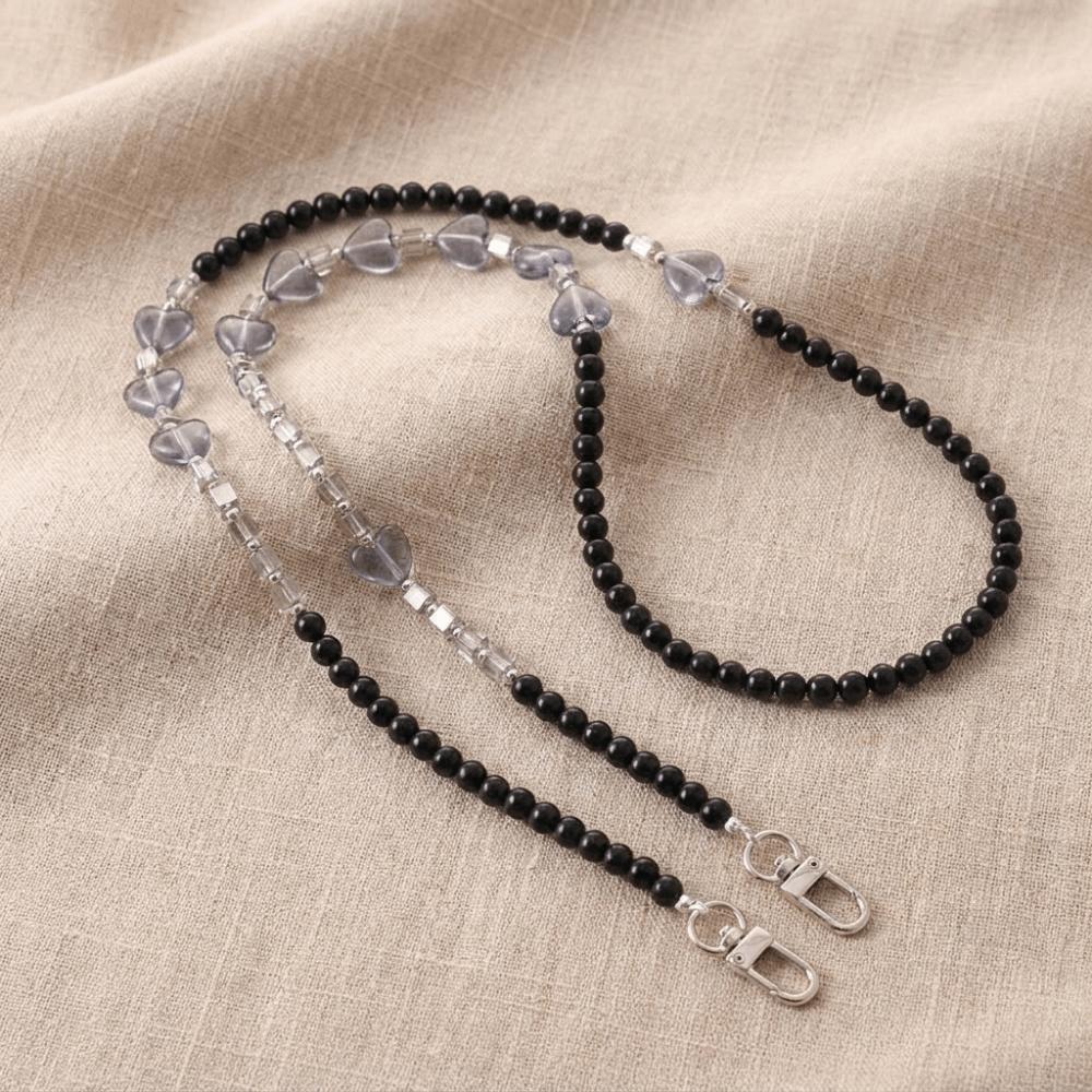Acrylic Beads Crossbody Phone Strap Crossbody Style Phone Lanyard Charm Phone Accessory