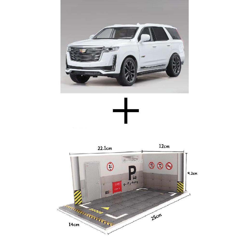 1:Масштабная модель автомобиля Escalade 1:24 Игрушка Амортизаторы Двери Открываются Литой Металл Коллекция Моделей Транспортных Средств Подарки для Детей