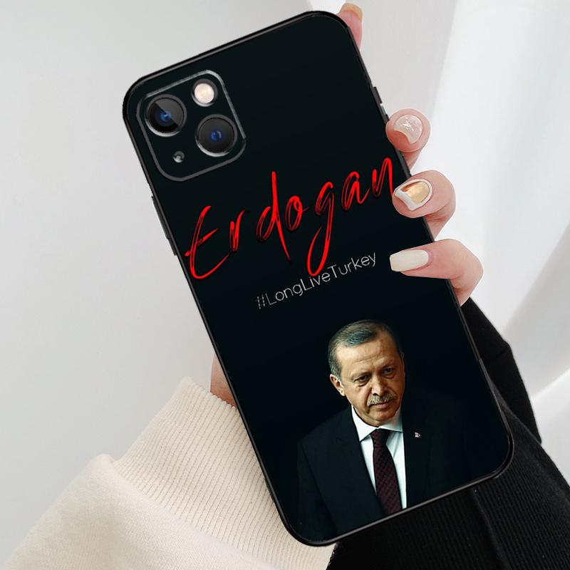 Turkey Recep Tayyip Erdogan Phone Case For iPhone 17 Pro Max 15 14 13 11 12 16 Pro Max mini 15 16 Plus 16e 17 Air Cover