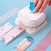 Binding Embossing Tool Punching Mini Paper Punch Mini DIY Paper Puncher  School Office Supply