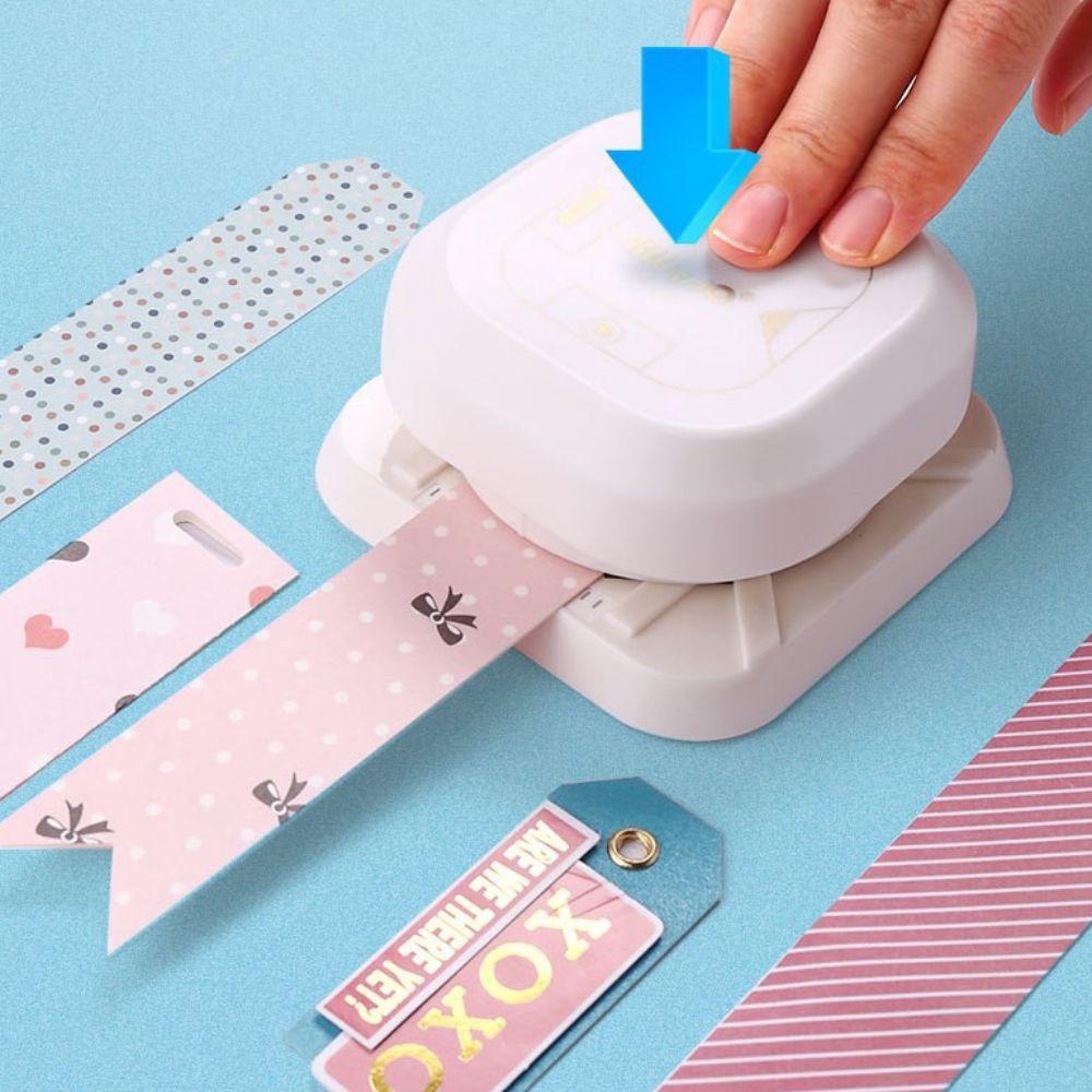 Binding Embossing Tool Punching Mini Paper Punch Mini DIY Paper Puncher School Office Supply