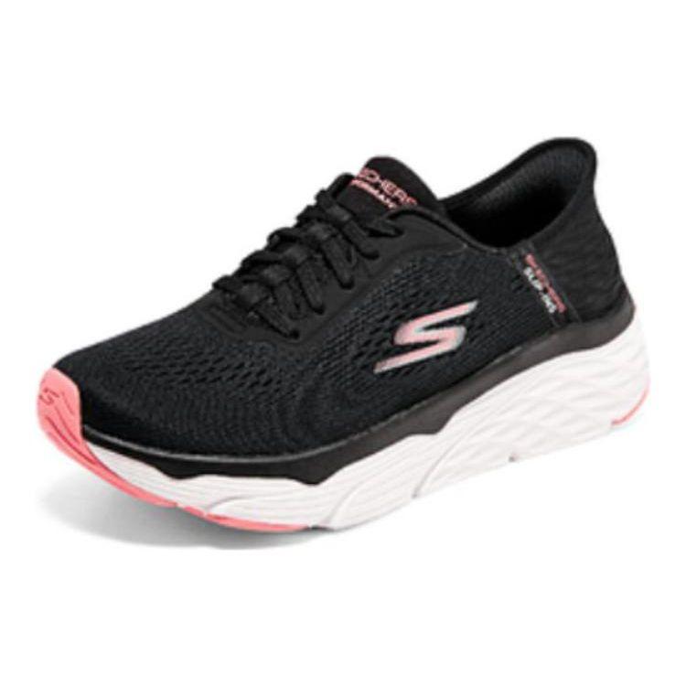 Skechers Максимальная амортизация Elite Flash Series Удобные повседневные низкие кроссовки для бега Женские кроссовки Черный Розовый 128572-BKCL
