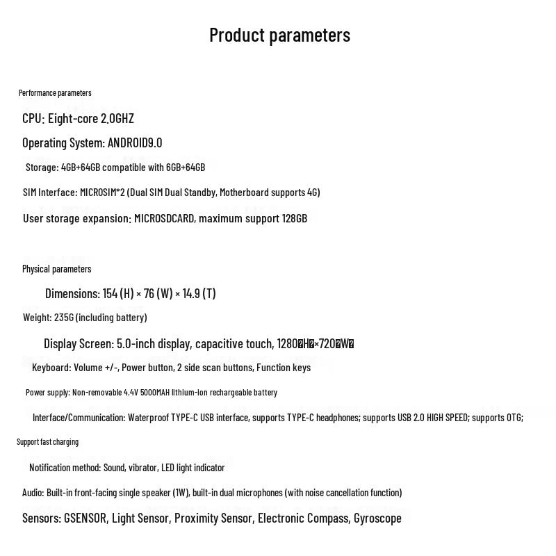 CRUISE GE Handheld Industrial Android PDA