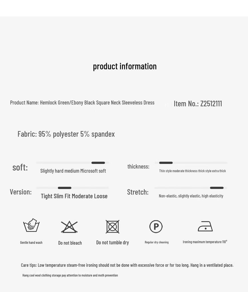 LadyS Elite French Style Sleeveless Dress