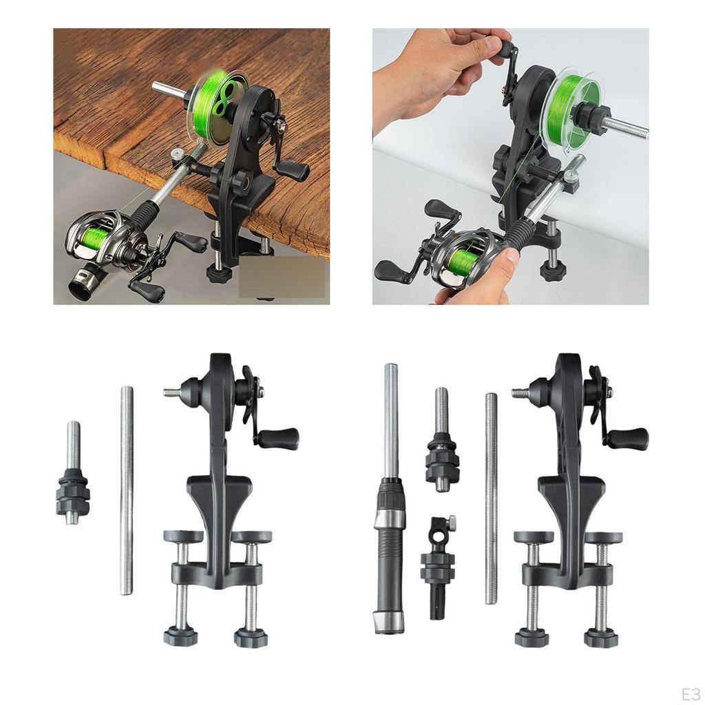 Fishing Reel Line Winder Compact Adjustable Multifunctional Spooler Fitments