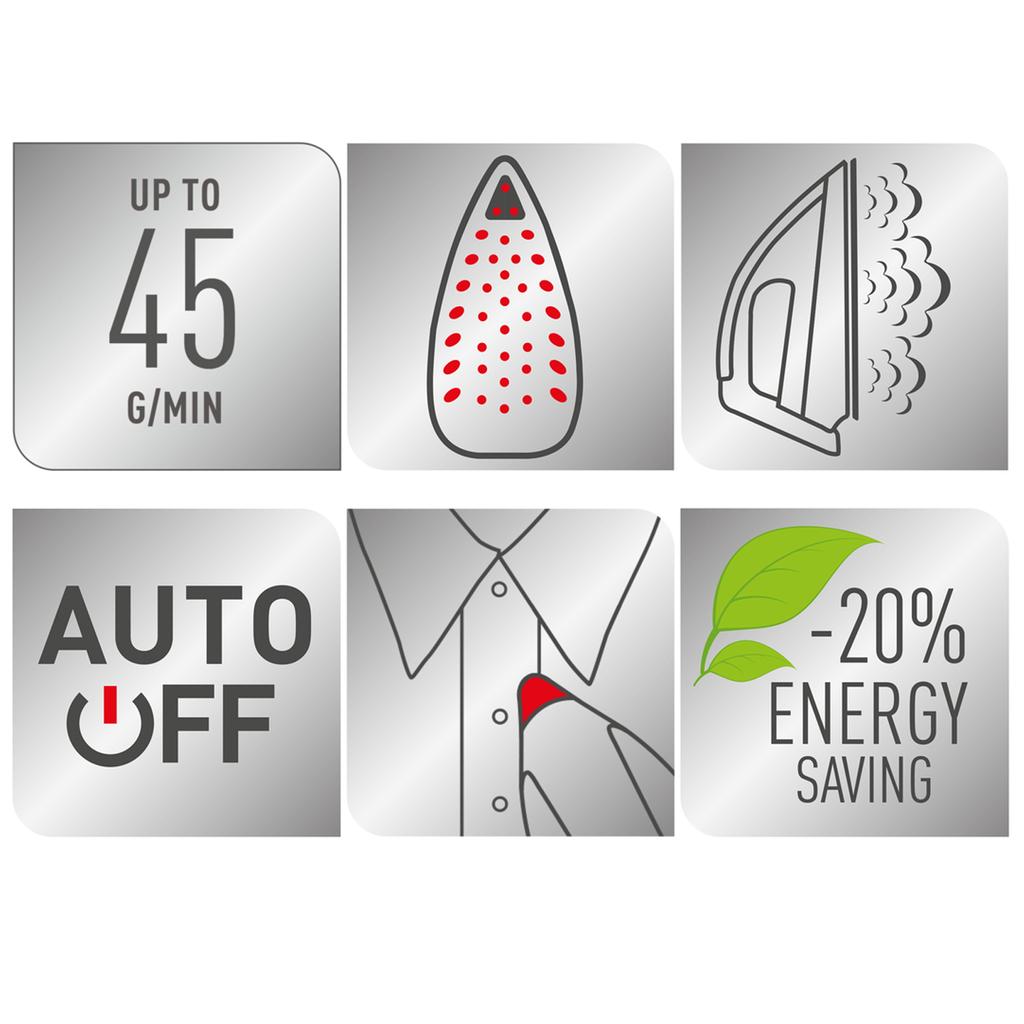 Tefal FV5843 ULTRAGLIDE PLUS Паровой утюг 2800 Вт