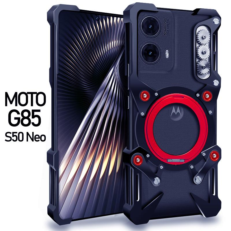 Luxury New Thor Heavy Duty Armor Metal Aluminum Phone Case For Motorola G17 G06 G85 G56 G84 G86 Power Cover Fundas Coques Bumper
