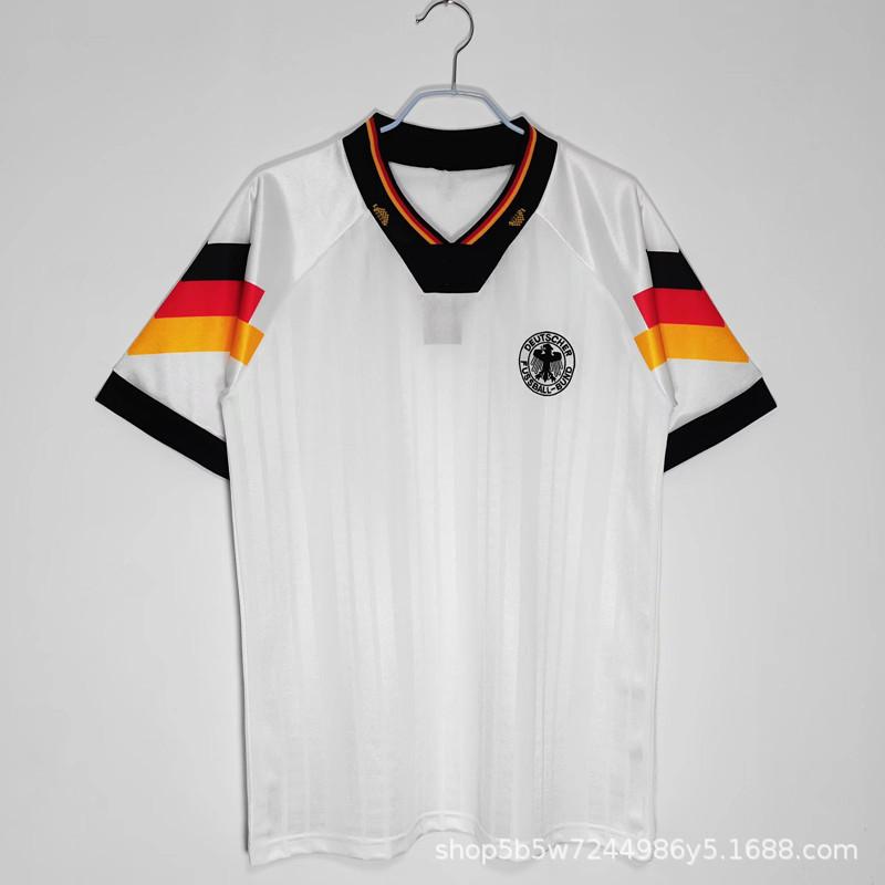 1990 German Scotland main vintage vintage field player edition jersey, German Müller Kross Havertz jersey