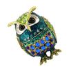 Alloy Owl Figurine Table Figure Jewelry Case Boxes Decor Desktop Tin Statue Metal Gift