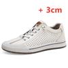 Мужские кроссовки Натуральная кожа Повседневная обувь для улицы Мужская Нескользящая Модная Роскошный бренд Обувь Качество Ручная работа Белая обувь Мужчины