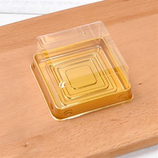 Коробка для торта «Луна», прочная квадратная форма, 2 цвета, коробка для печенья, экономия места, контейнер для торта, контейнер для торта, сувениры для вечеринки