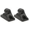 2PCS Sun Visor Mount Bracket Clip 94473143900 Black Compact Structure Scratch Resistant Fit for 924 944 968