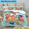 3pcs Custom Name Rainbow Adventure Bedding Set Includes 1 Duvet Cover & 2 Pillowcases for All Seasons Dormitory Home Decor Christmas gifts