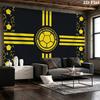 Futbol Colombiano Wall Tapestry Aesthetic Wall Hanging Printed Fabric Blanket Decorative Tapestries for Bedroom Living Room Home Decor