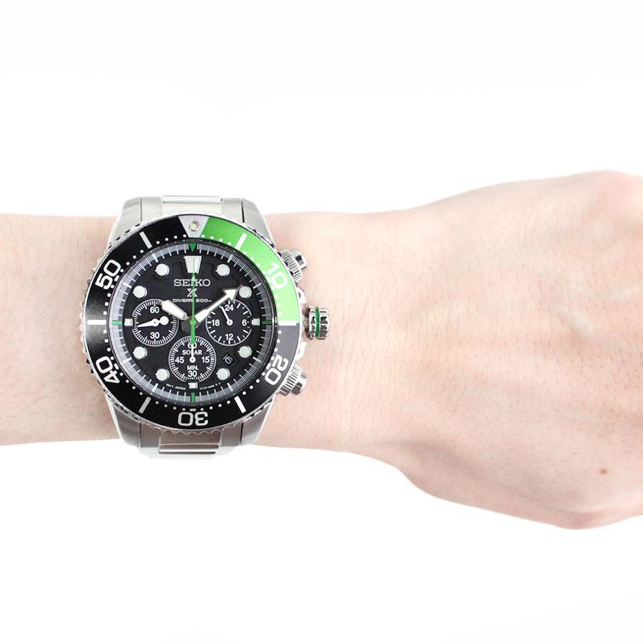 Seiko Solar Chronograph SSC615P SSC615P1 DIVER DIVER'S 200M Wrist Watch For Men