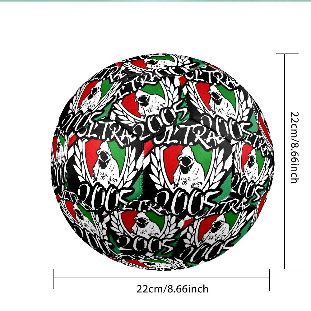 Ultras Askary Rabat Soccer Ball Size 5 Soccer Ball, Machine-stitched, Durable, Suitable for Training and Matches Fan Gift