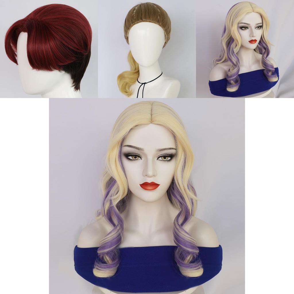 Zombies 4 Dawn Of The Vampires Cosplay Wig With Natural Breathable Hair For Role Play
