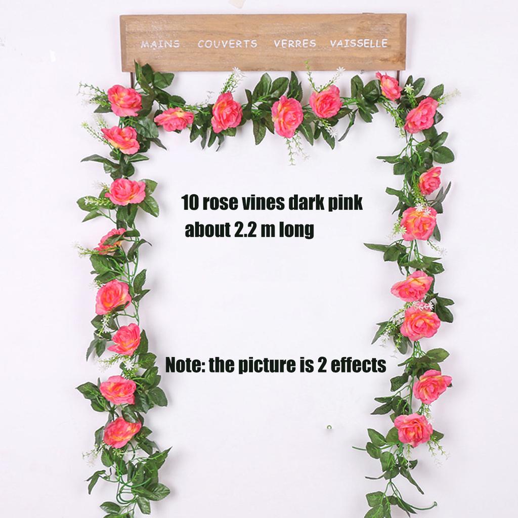 1 шт 2.2 м искусственный белый цветок поддельные подвесные искусственные виноградные растения листья искусственные гирлянды цветы свадебное украшение