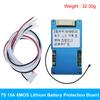 TZT BMS 7S 24V 15A 20A 25A Плата защиты заряда литий-ионного аккумулятора Lmo Тернарный литиевый 18650 Балансировка и защита от температуры NTC