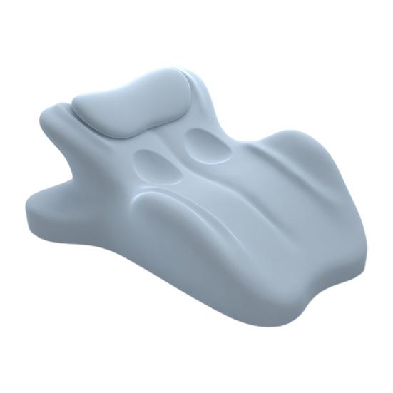 Couple Pillow Back Cushion with Wave-Shaped Design Ergonomic Posture Support Memory Foam Butt Cushion Leg Wedge for Sitting And Lying Chest