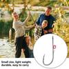 10PCS/Box New Live Shrimp Fishing Hooks Strong Barbed Fixed Fishhook with Spring Carbon Steel Sharp Fishhooks Live Bait Hooks