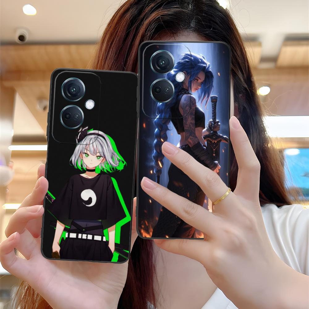 Чехол для мобильного телефона с аниме-девушкой для OPPO Find X9 X8 X7 X6 X5 X3 X2 Plus s Pro Ultra Lite Цветной печатный чехол Красивый