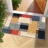 Bohemian Patchwork Pattern Carpet, Entrance Entrance Rug, Wear-resistant, Non-slip and Easy-to-clean Soft Carpet