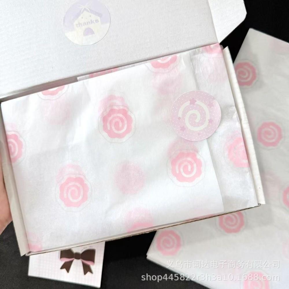 10PCS Hand-rubbed Bowknot Sydney Paper Bowknot Design Bouquet Flower Wrapping Paper  Festival Gift