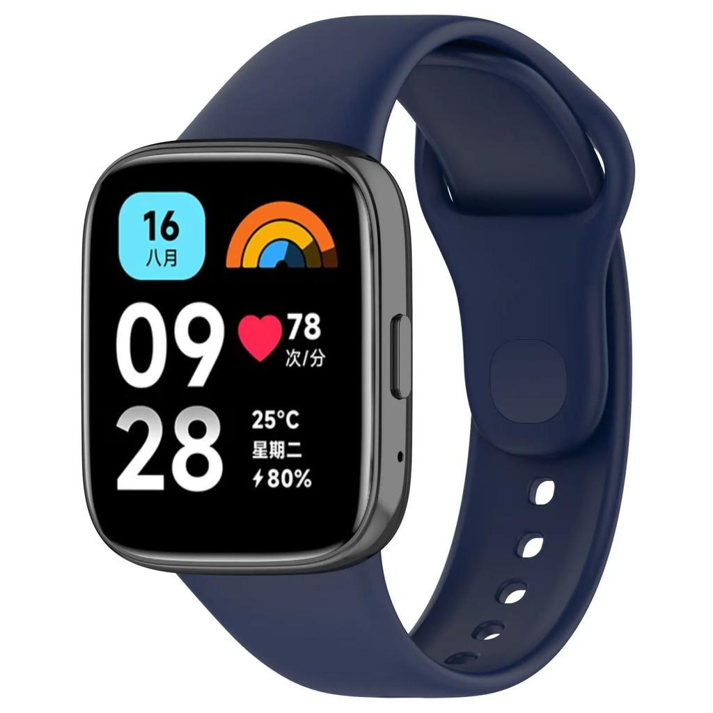 Ремешок для Xiaomi Redmi Watch 3 3 Active 3 Lite Силиконовый ремешок-браслет сменный Аксессуары для наручных часов Ремень Correa