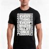 Evrything Everywhere Tshirt Summer Casual Cotton Tee Oversized Streetwear Tops Vintage Graphic Print Loose Fit Short Sleeve