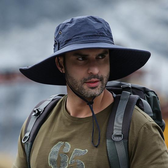 Рыбацкая шляпа с широкими полями, однотонная, со шнуровкой, мужская и женская, универсальная, солнцезащитная, для отдыха на природе, шляпа для бассейна