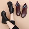 Women Boots Winter Waterproof Leather Warm Fur Casual Ankle Boots Woman Non Slip Warm Cotton Boots Shoes Free Shipping