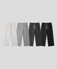 BLACK MOMENT Essential Wide Pants [White Melange]