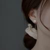 Four-leaf Clover Earrings Korean Version of Versatile Small Fragrant Earrings, Fringed Earrings, Temperament Earrings